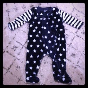 Fuzzy Onesie Stars & Stripes